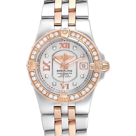 ladies diamond breitling watches